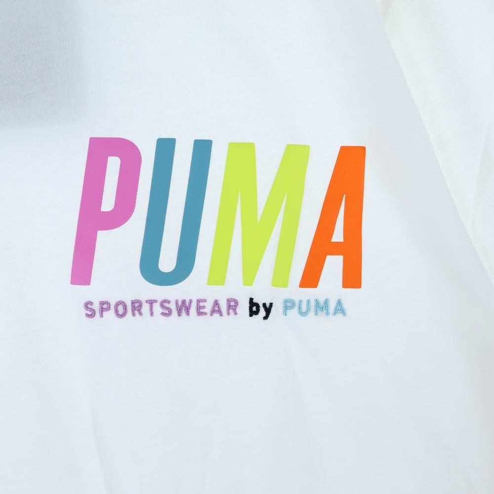 PUMA(プーマ) フロントプリント半袖Tシャツ 533623-02 ホワイト