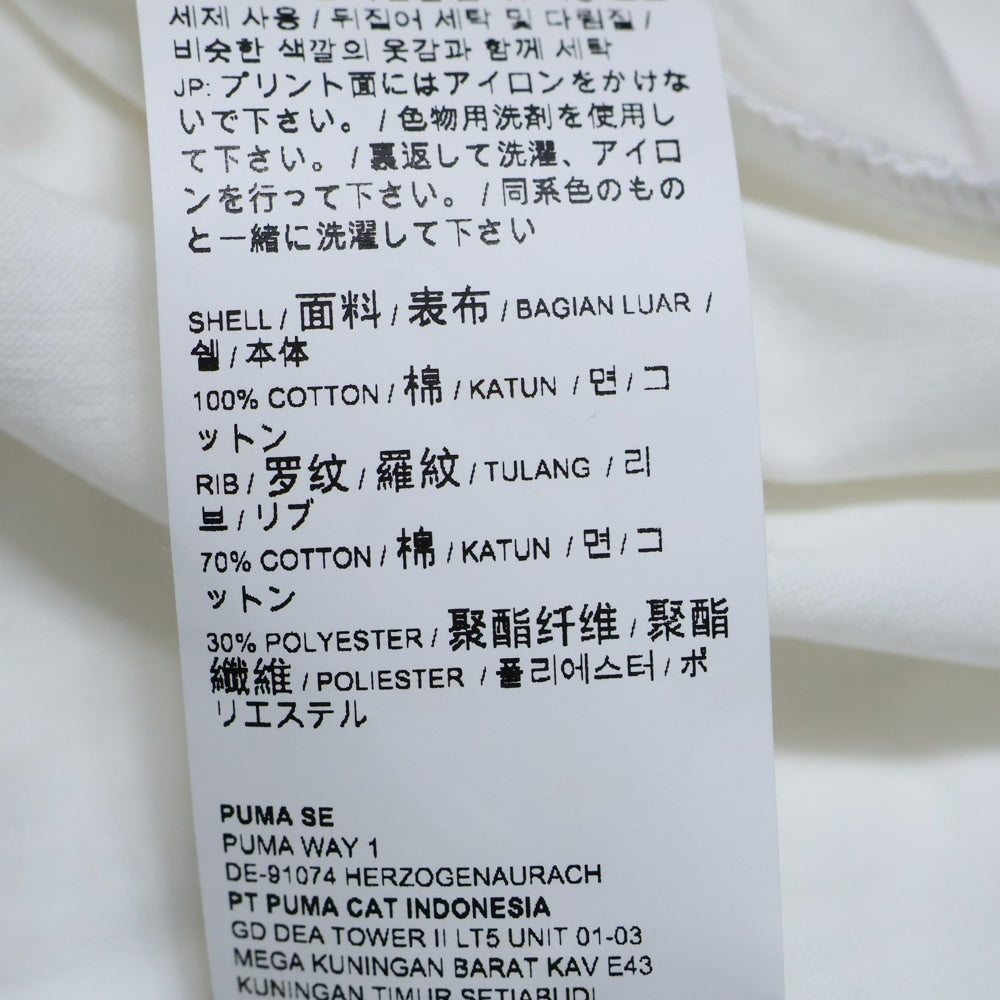 PUMA(プーマ) フロントプリント半袖Tシャツ 533623-02 ホワイト