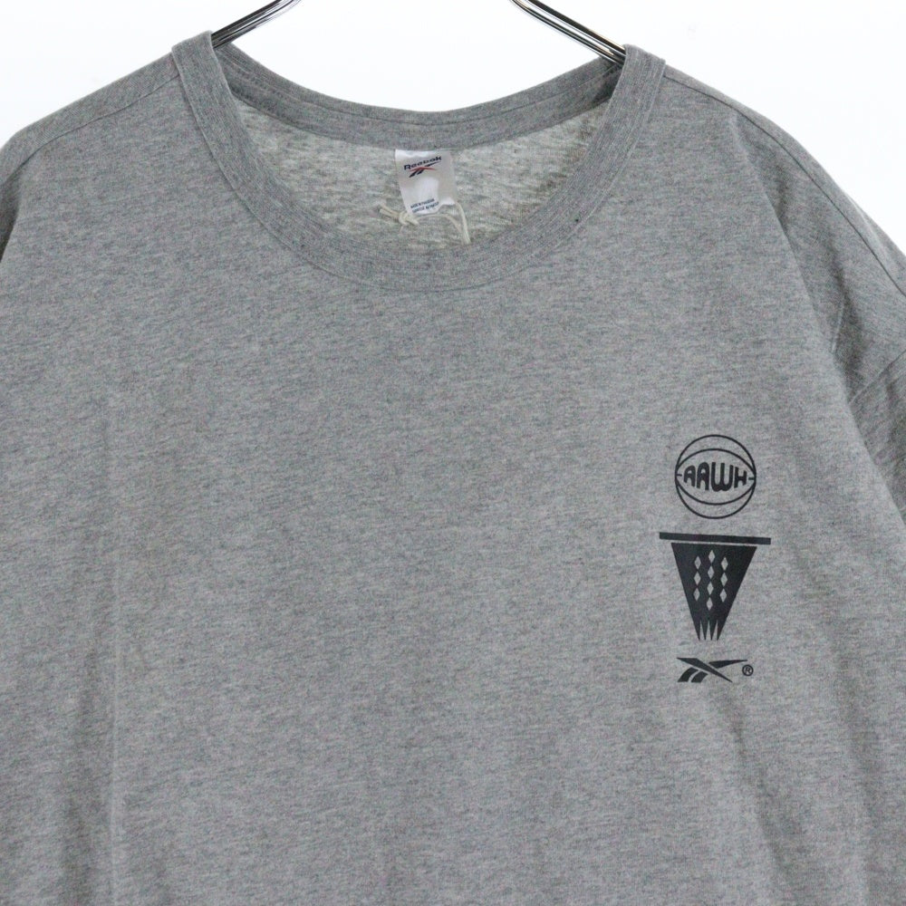 Reebok(リーボック) フロントプリント半袖Tシャツ HS7009 グレー