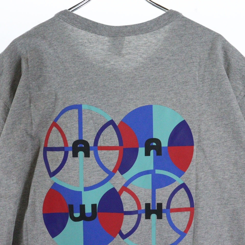 Reebok(リーボック) フロントプリント半袖Tシャツ HS7009 グレー