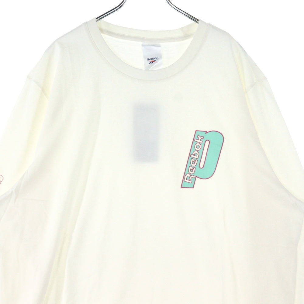 Reebok(リーボック) フロントプリント半袖Tシャツ H62571 ホワイト