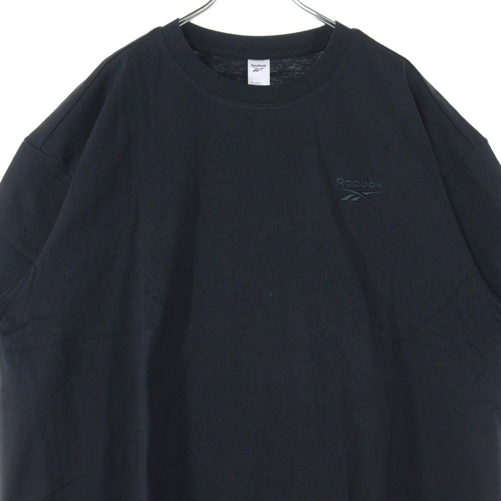 Reebok(リーボック) フロントロゴ半袖Tシャツ HE9592 ブラック