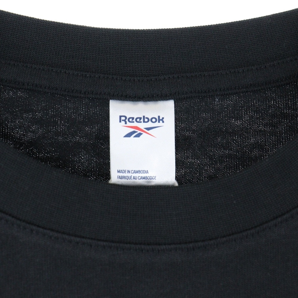 Reebok(リーボック) フロントロゴ半袖Tシャツ HE9592 ブラック