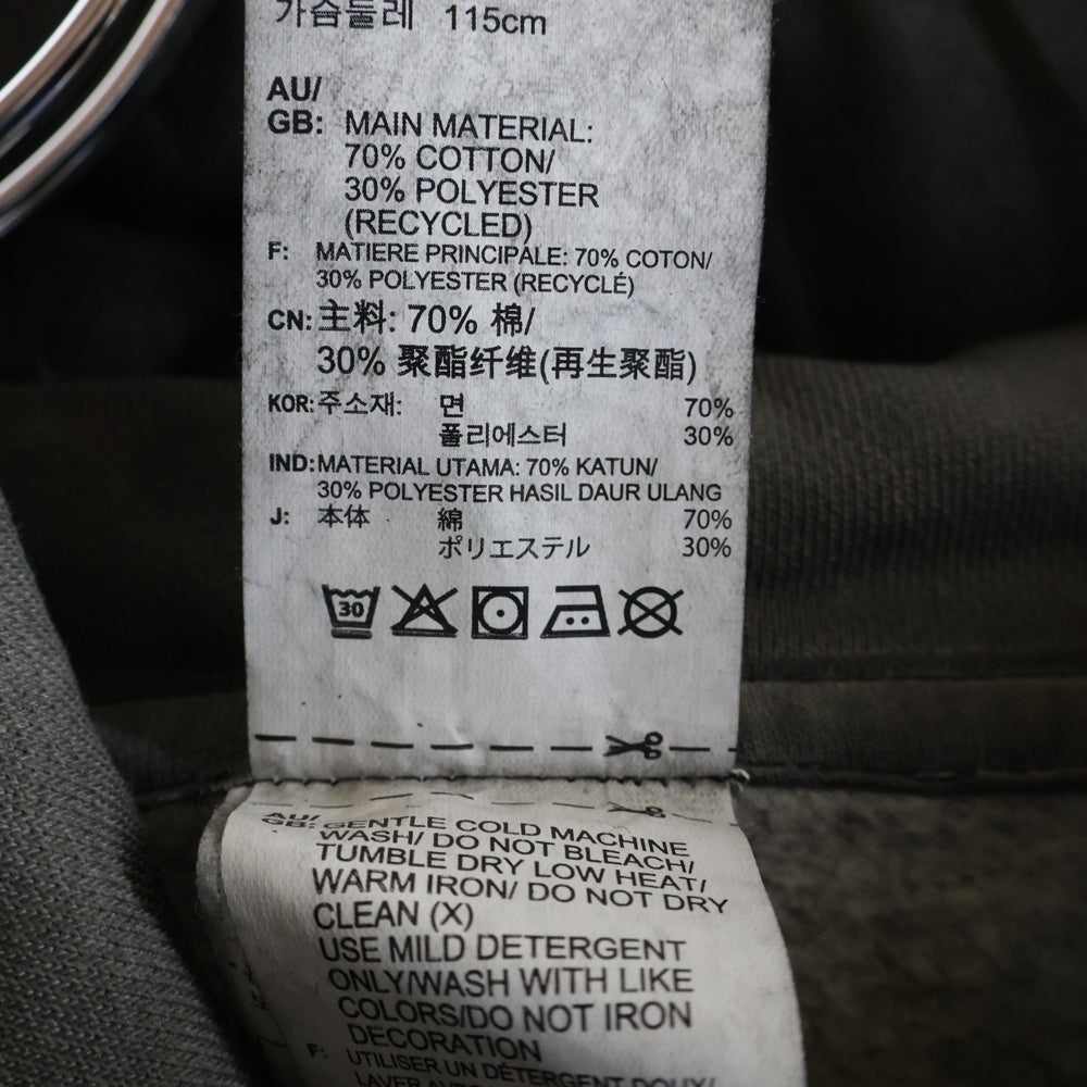 Reebok(リーボック) フロントロゴプルオーバーパーカー IA2416 チャコール