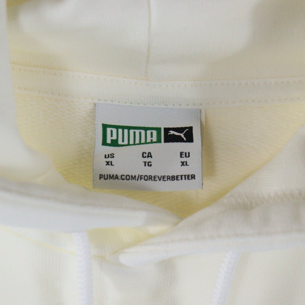 PUMA(プーマ) フロント刺繍プルオーバーパーカー 538259-02 ホワイト