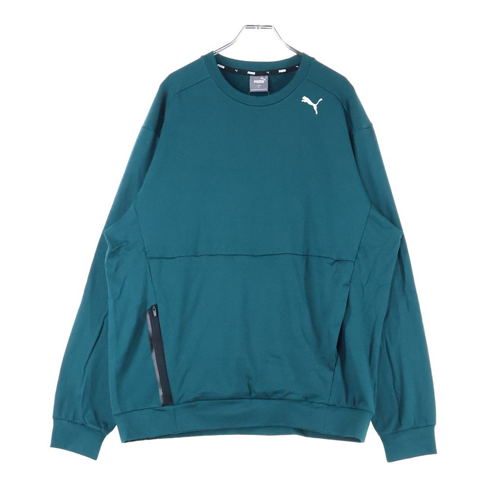 PUMA(プーマ) クルーネックスウェットトレーナー 671872-24 グリーン