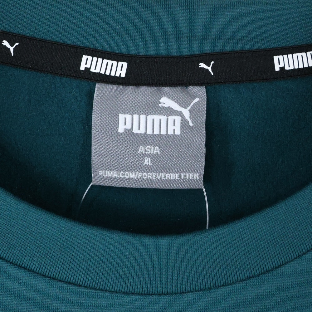 PUMA(プーマ) クルーネックスウェットトレーナー 671872-24 グリーン