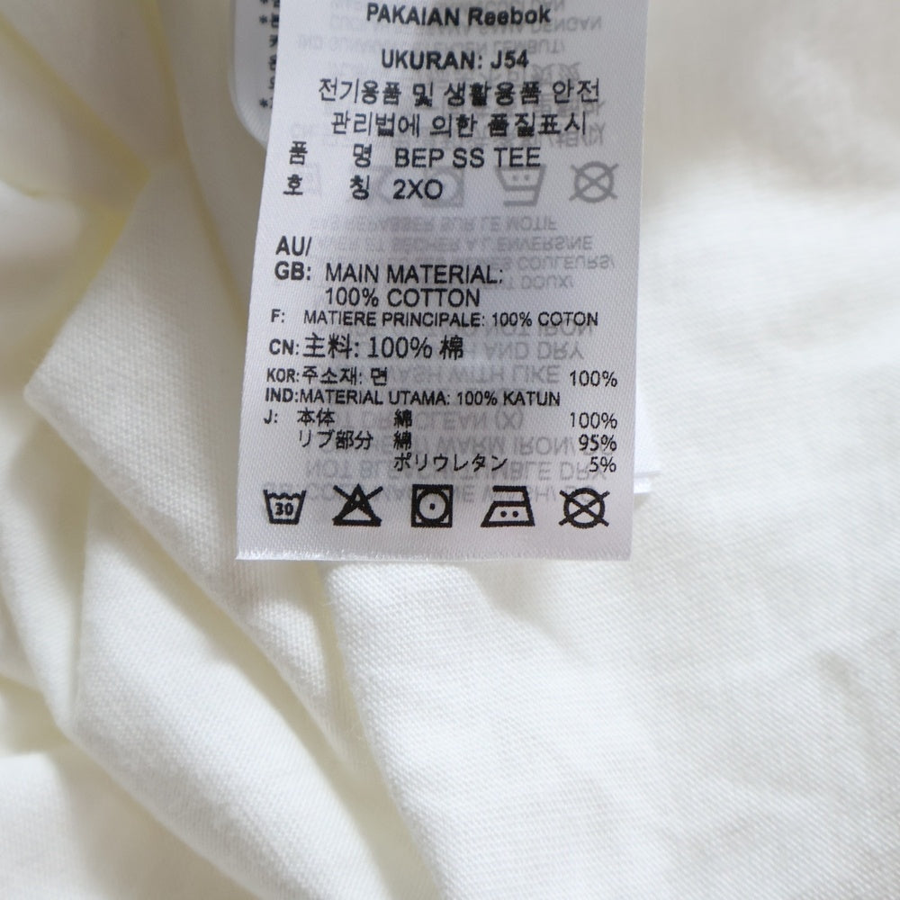 Reebok(リーボック) フロントプリント半袖Tシャツ HI0480 ホワイト