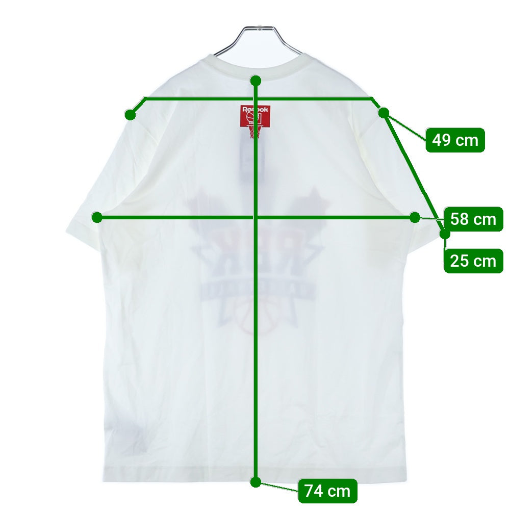 Reebok(リーボック) フロントプリント半袖Tシャツ HI0480 ホワイト