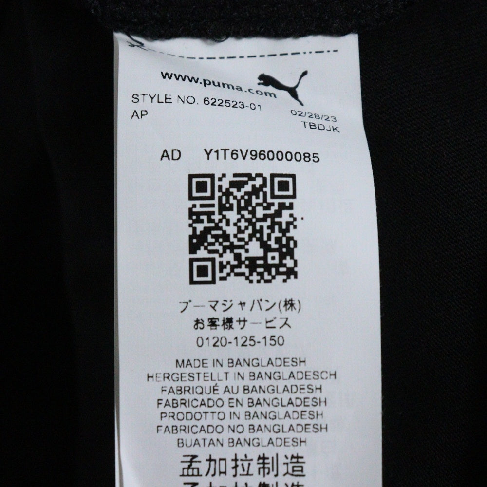 PUMA(プーマ) フロントプリント半袖Tシャツ 622523-01 ブラック