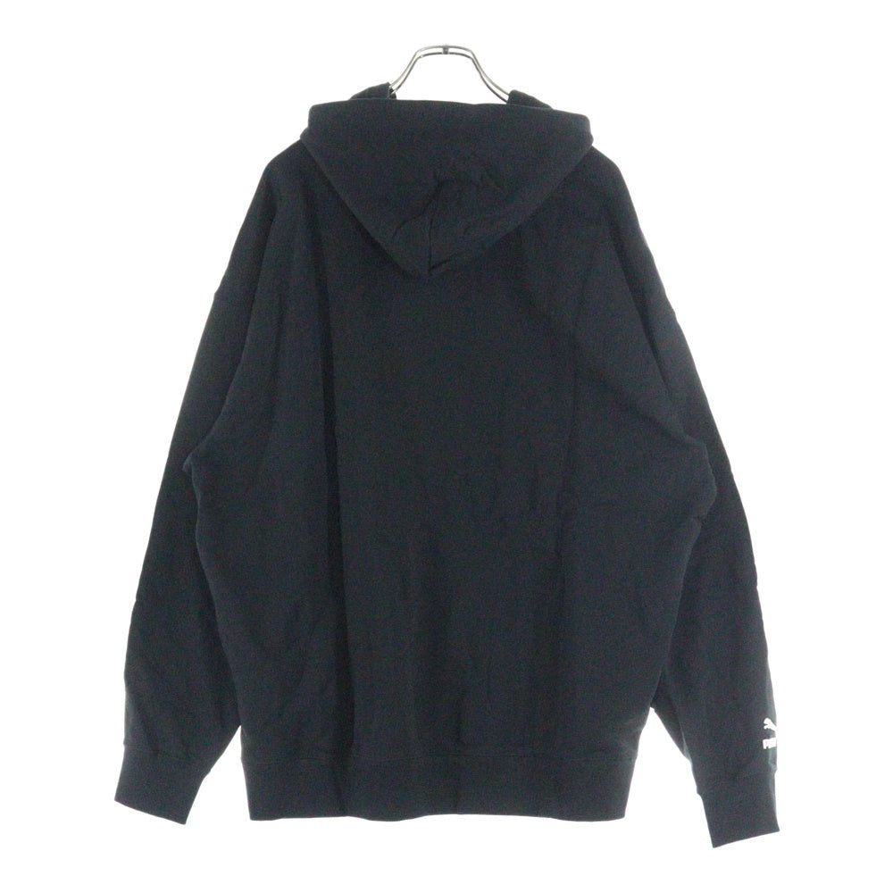 PUMA(プーマ) フロント刺繍プルオーバーパーカー 539170-01 ブラック