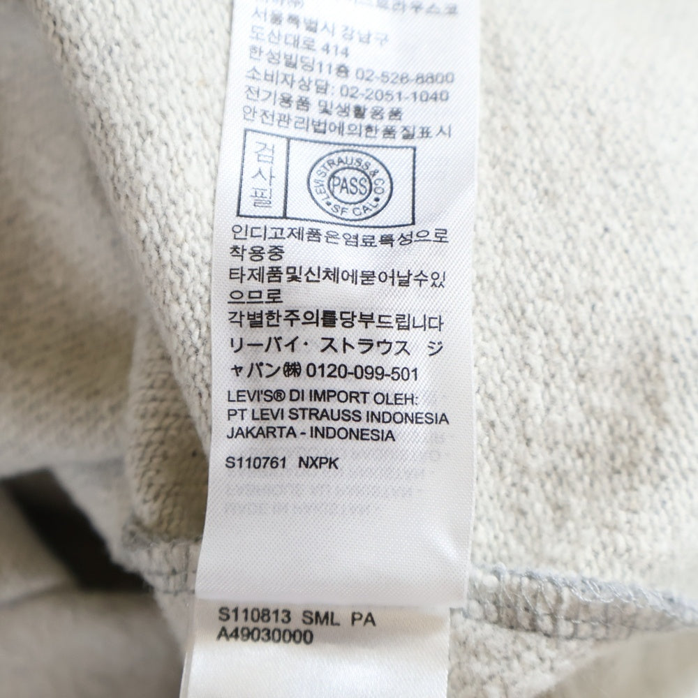 Levi's(リーバイス) クルーネックスウェットトレーナー A49030000 グレー