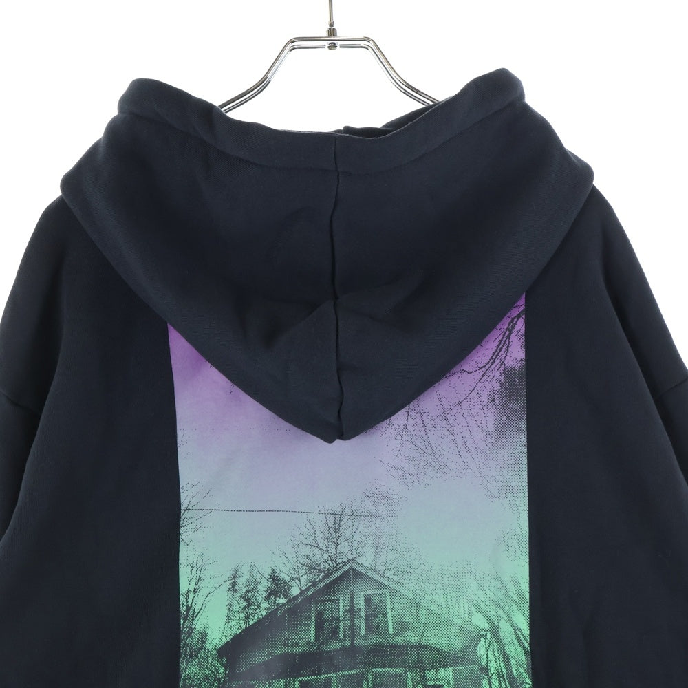 adidas(アディダス) フロントプリントプルオーバーパーカー GV0923 ブラック