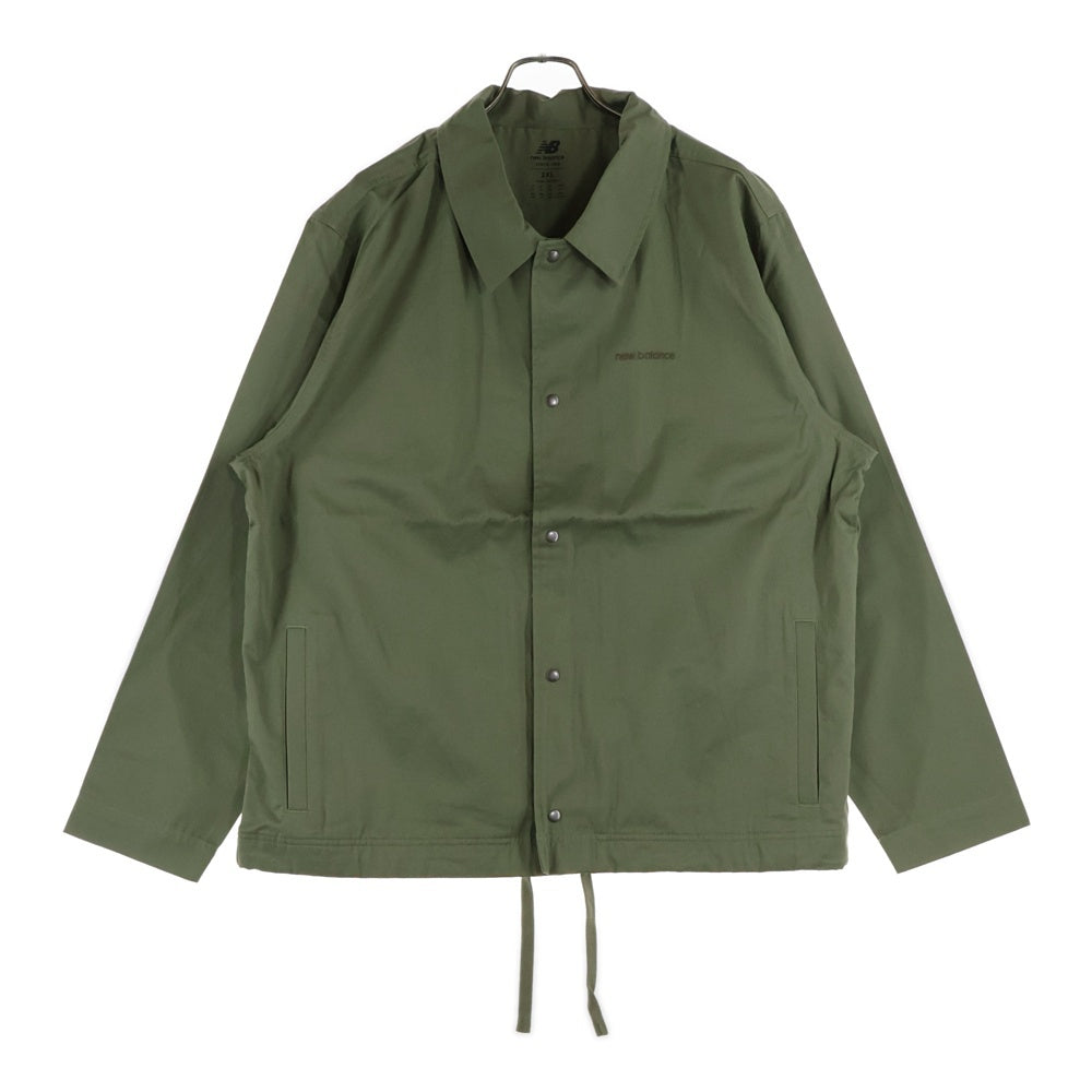 New Balance(ニューバランス) フロントスナップボタンジャケット AMJ23552 カーキ