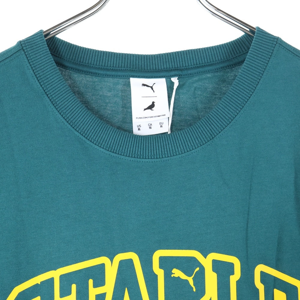 PUMA(プーマ) フロントプリント半袖Tシャツ 622201-43 グリーン