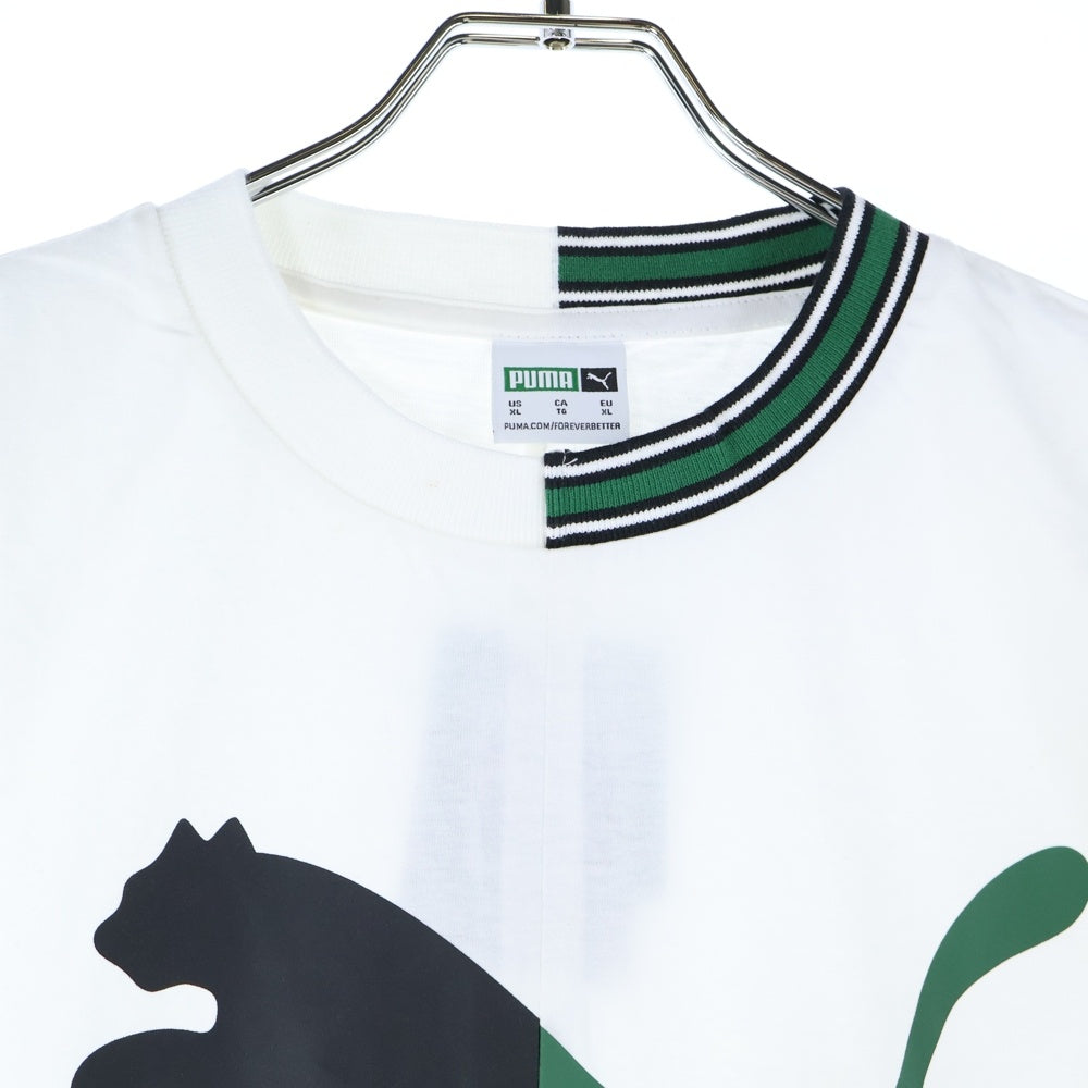 PUMA(プーマ) フロントプリント半袖Tシャツ 538296-02 ホワイト