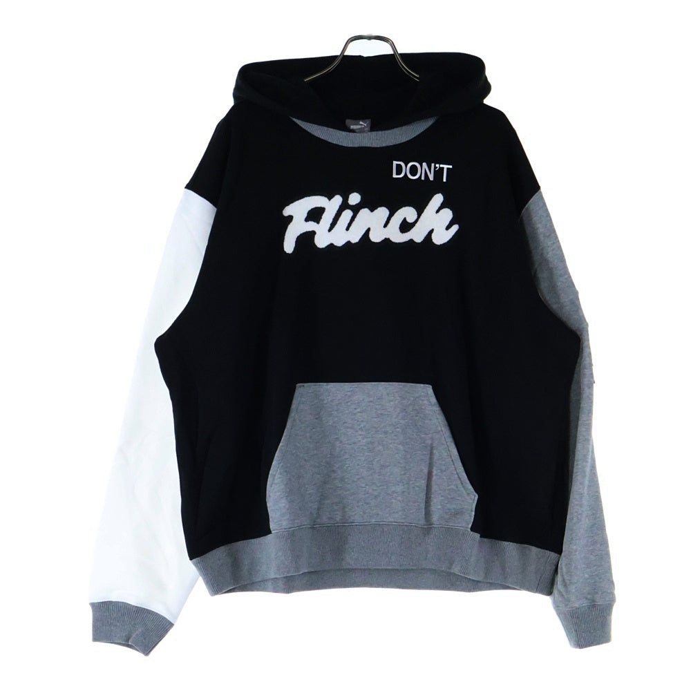 PUMA(プーマ) フロント刺?プルオーバーパーカー 532102-03 ブラック