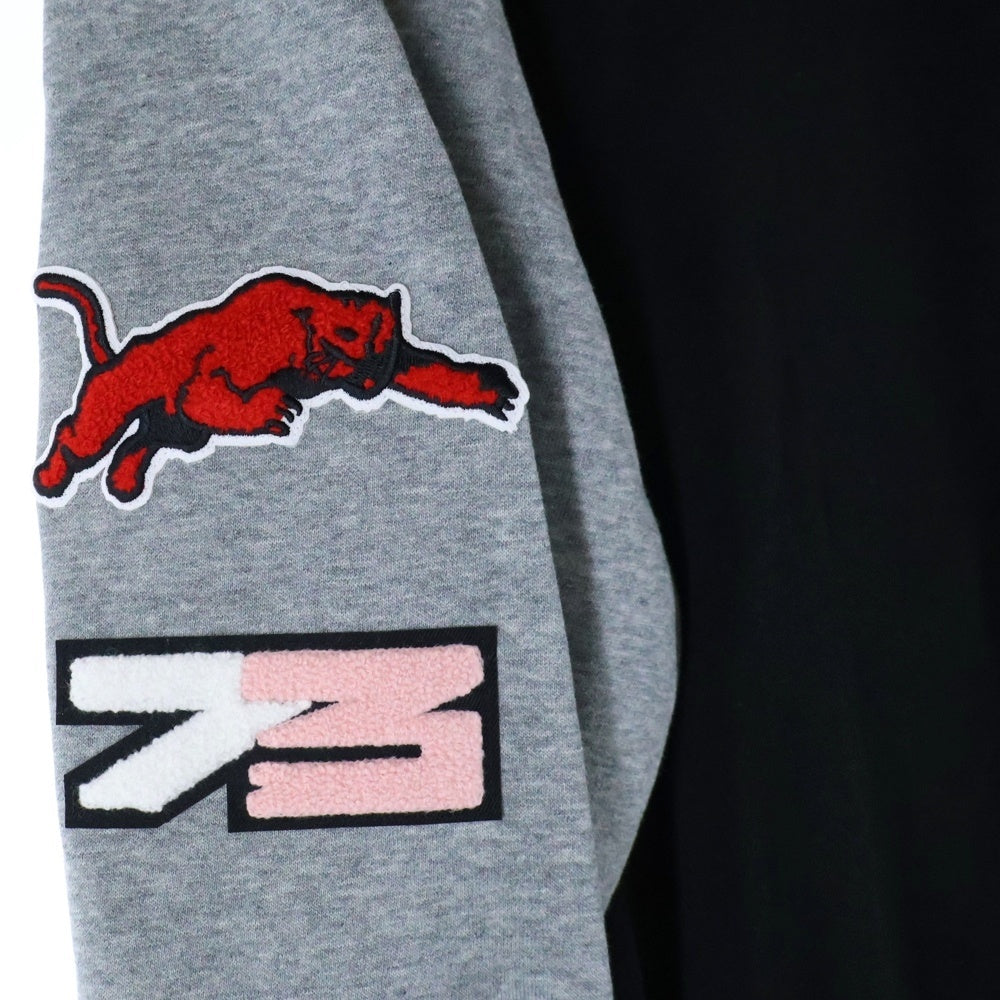PUMA(プーマ) フロント刺?プルオーバーパーカー 532102-03 ブラック