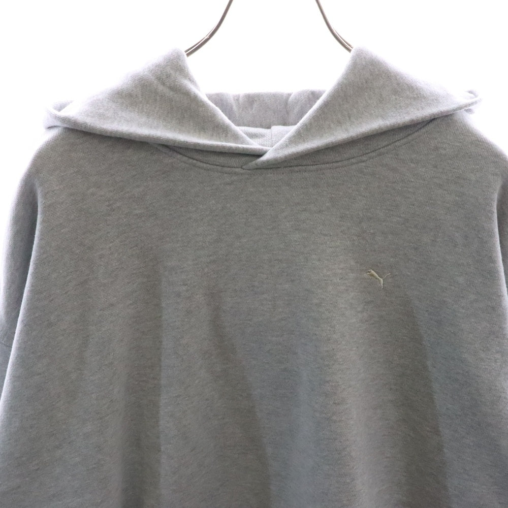 PUMA(プーマ) フロント刺繍プルオーバーパーカー 535933-04 グレー