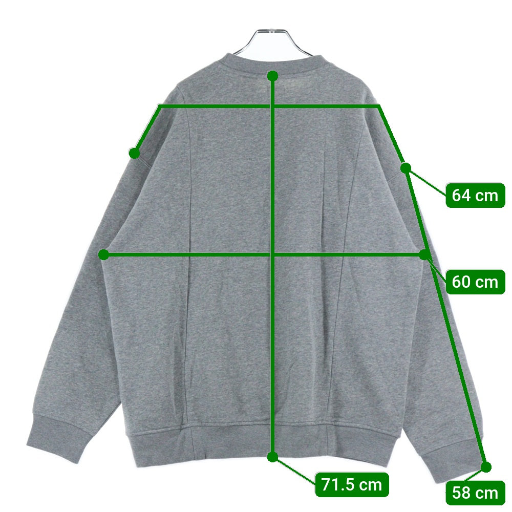 Levi's(リーバイス) フロントプリントクルーネックスウェットトレーナー A48370002 グレー