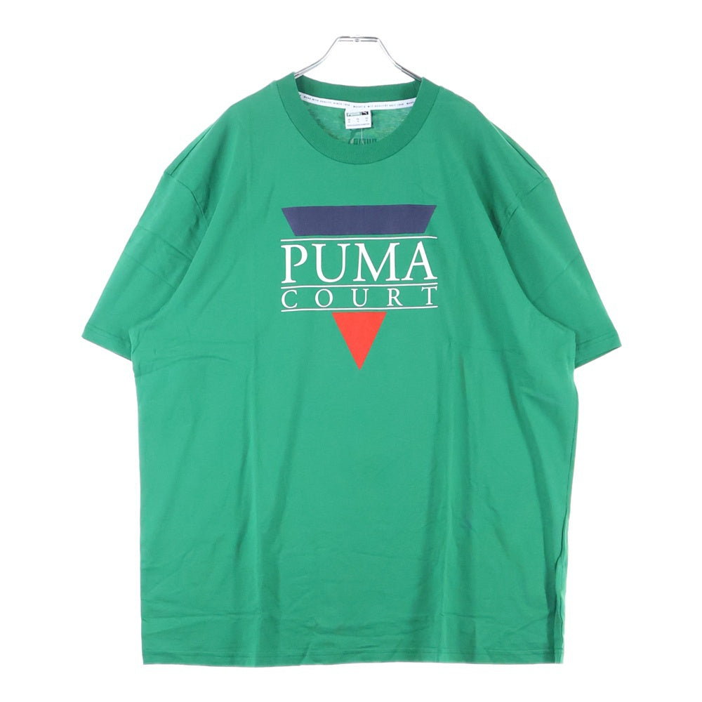 PUMA(プーマ) フロントプリント半袖Tシャツ 536808-96 グリーン