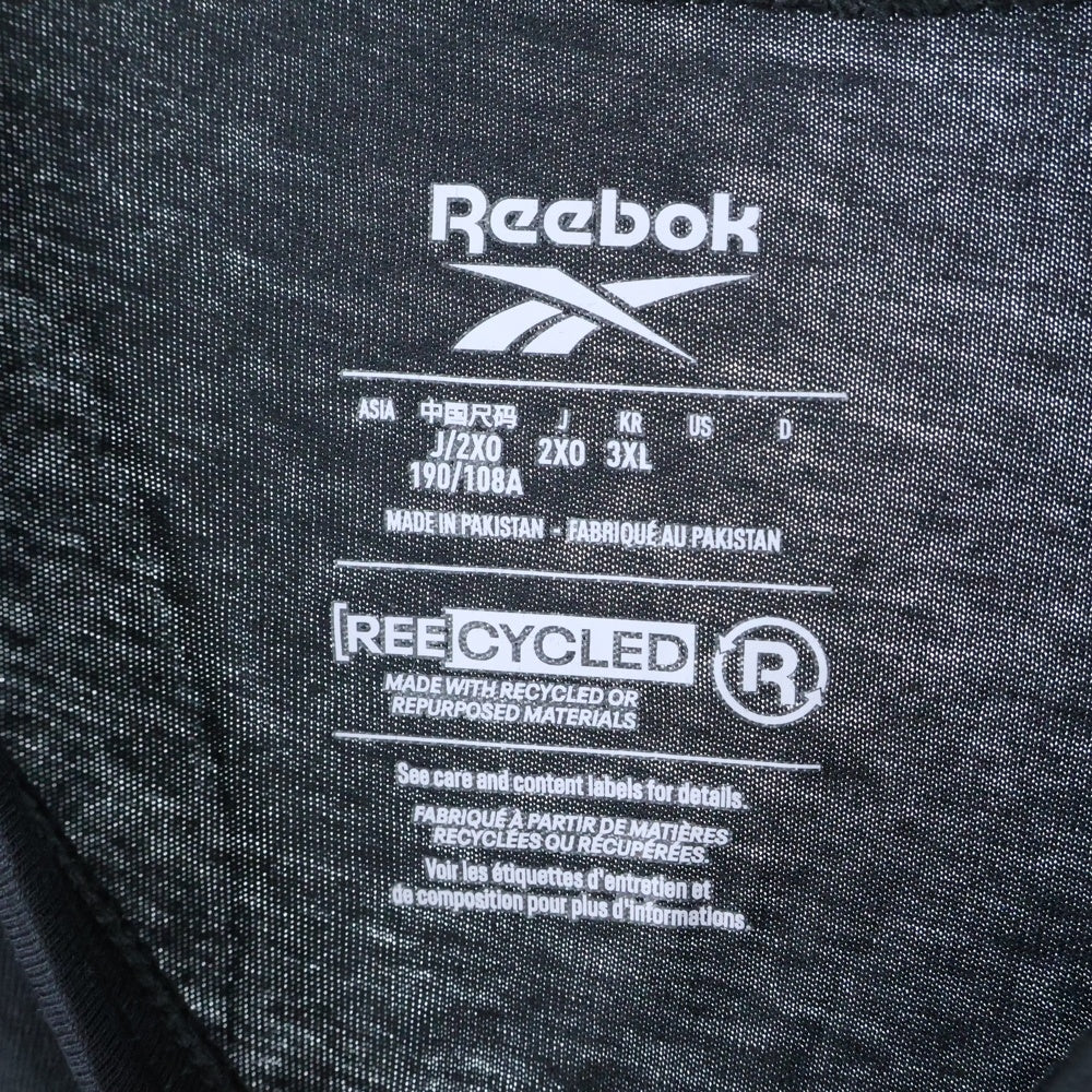 Reebok(リーボック) フロントプリント半袖Tシャツ GT5809 ブラック