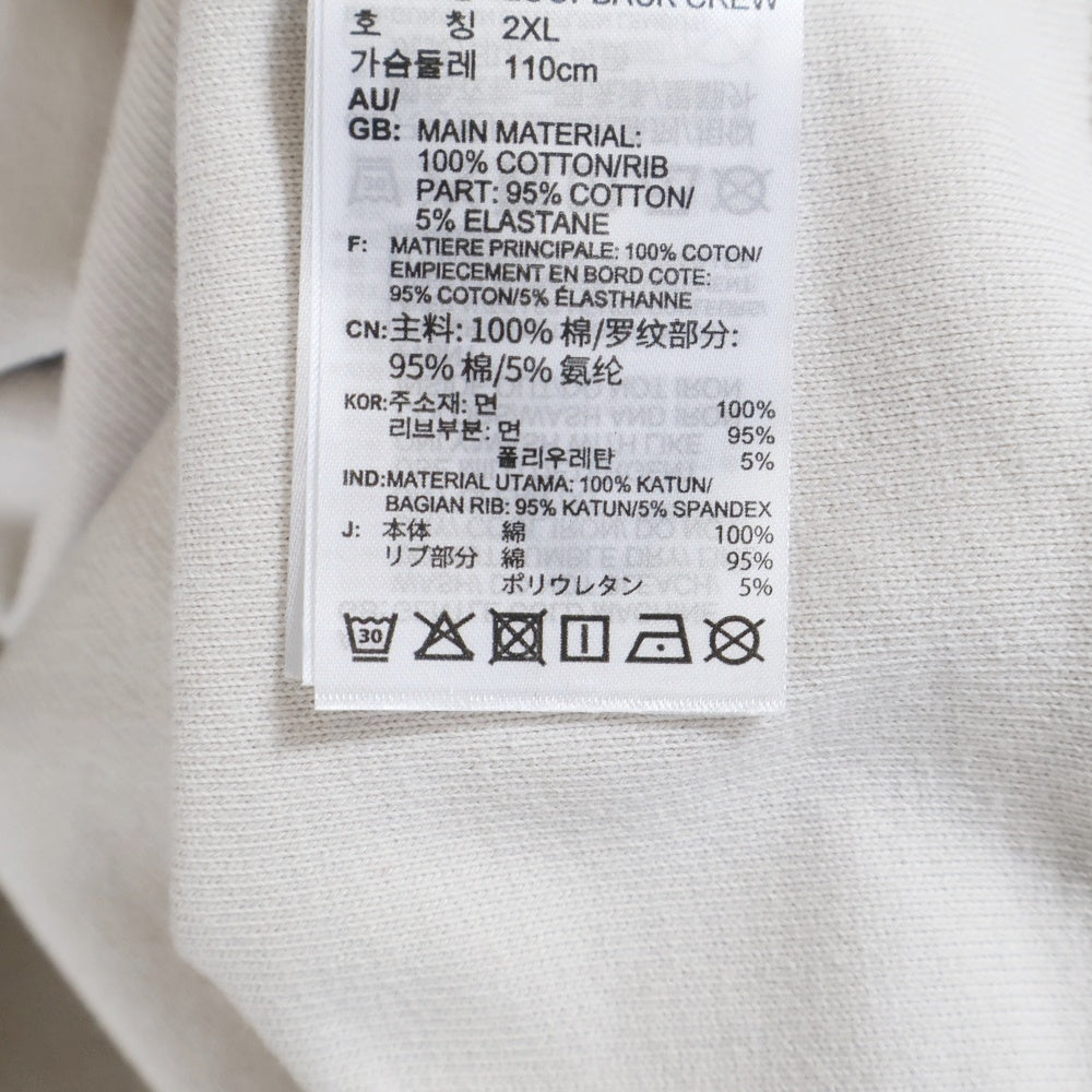 adidas(アディダス) フロント刺繍クルーネックスウェットトレーナー HP0438 ベージュ