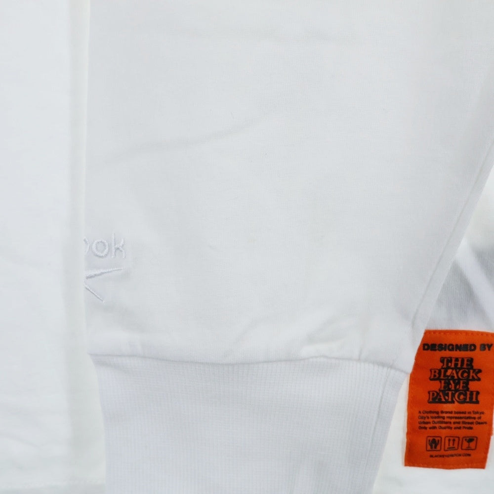 Reebok(リーボック) フロントプリント長袖Tシャツ GT4632 ホワイト