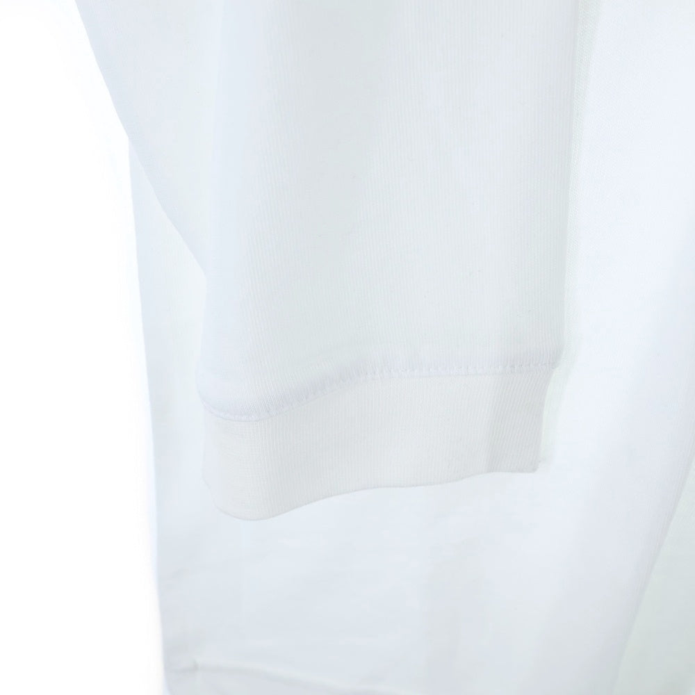 Reebok(リーボック) フロントロゴ刺繍長袖Tシャツ GN6973 ホワイト