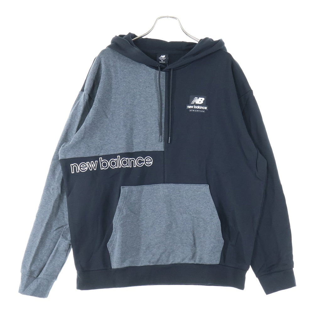 New Balance(ニューバランス) フロント刺繍プルオーバーパーカー MT21551 ブラック