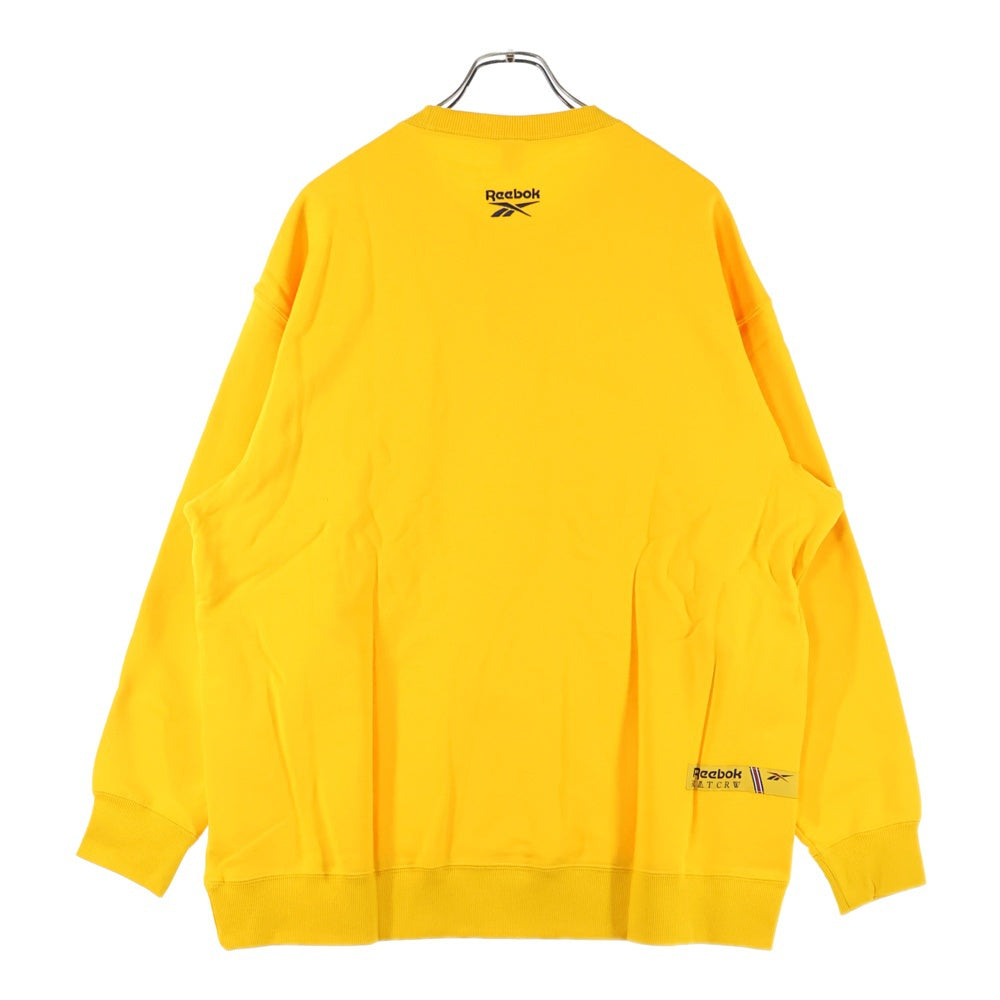 Reebok(リーボック) フロント刺?クルーネックスウェットトレーナー HB6240 イエロー