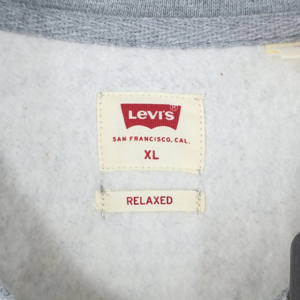 Levi's(リーバイス) フロントプリントクルーネックスウェットトレーナー A48370002 グレー