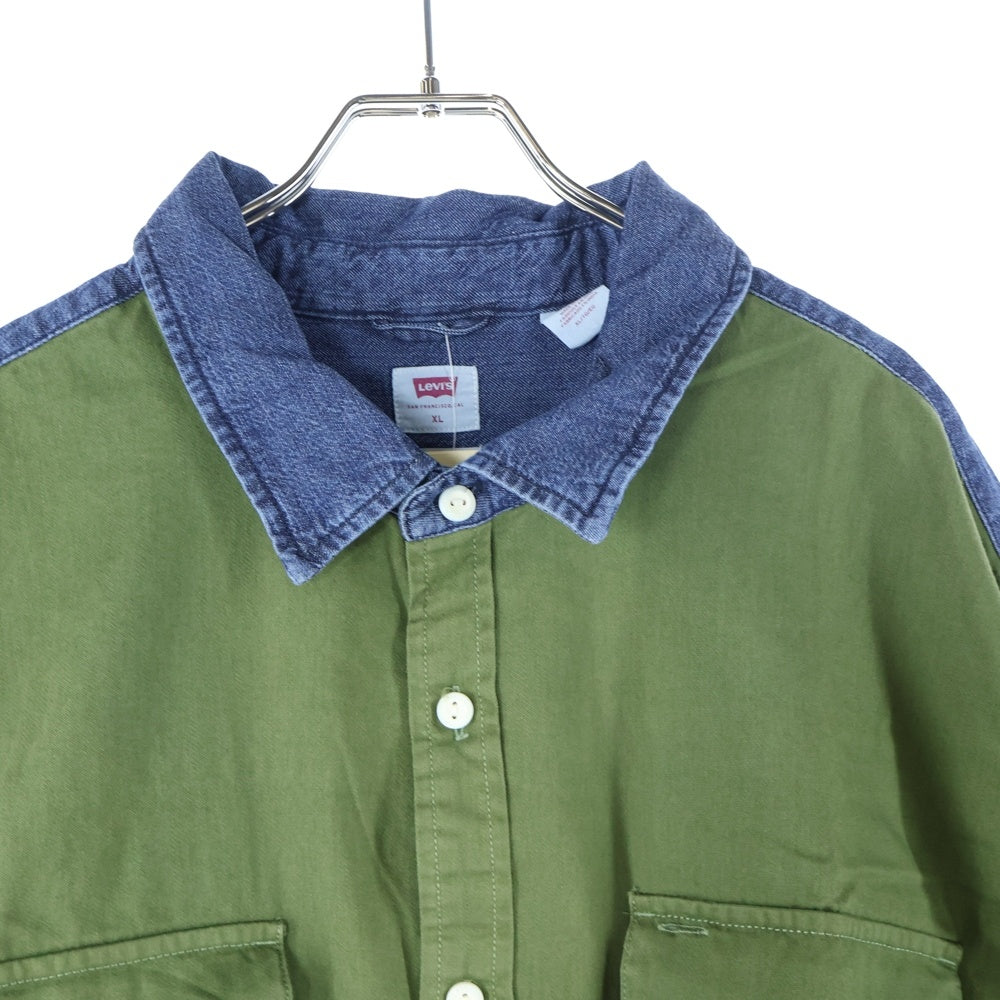Levi's(リーバイス) フロントボタンデニムシャツ A5724-0001 ブルー/グリーン