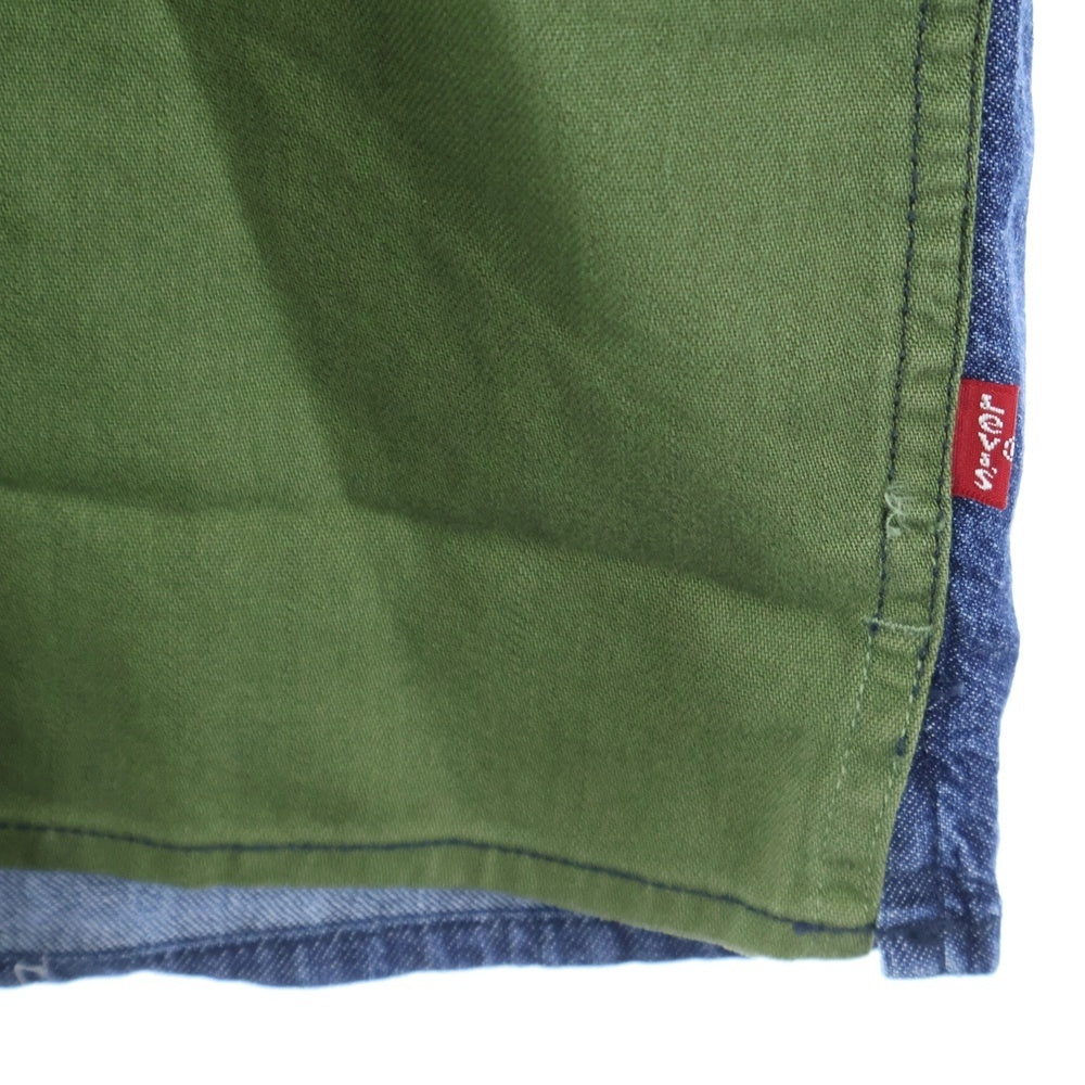 Levi's(リーバイス) フロントボタンデニムシャツ A5724-0001 ブルー/グリーン