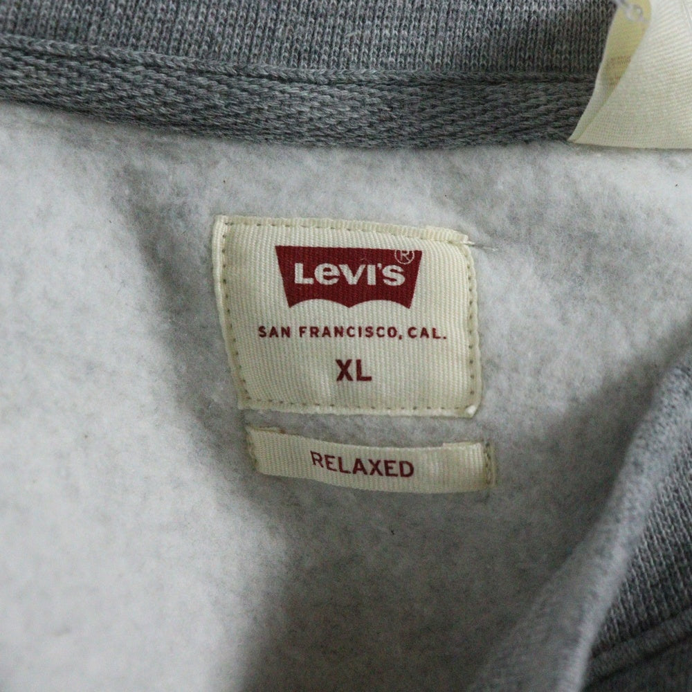 Levi's(リーバイス) フロントプリントクルーネックスウェットトレーナー A48370002 グレー