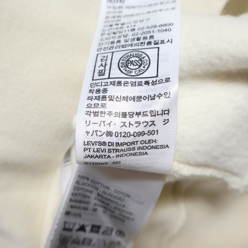 Levi's(リーバイス) クルーネックスウェットトレーナー 21931-0042 アイボリー