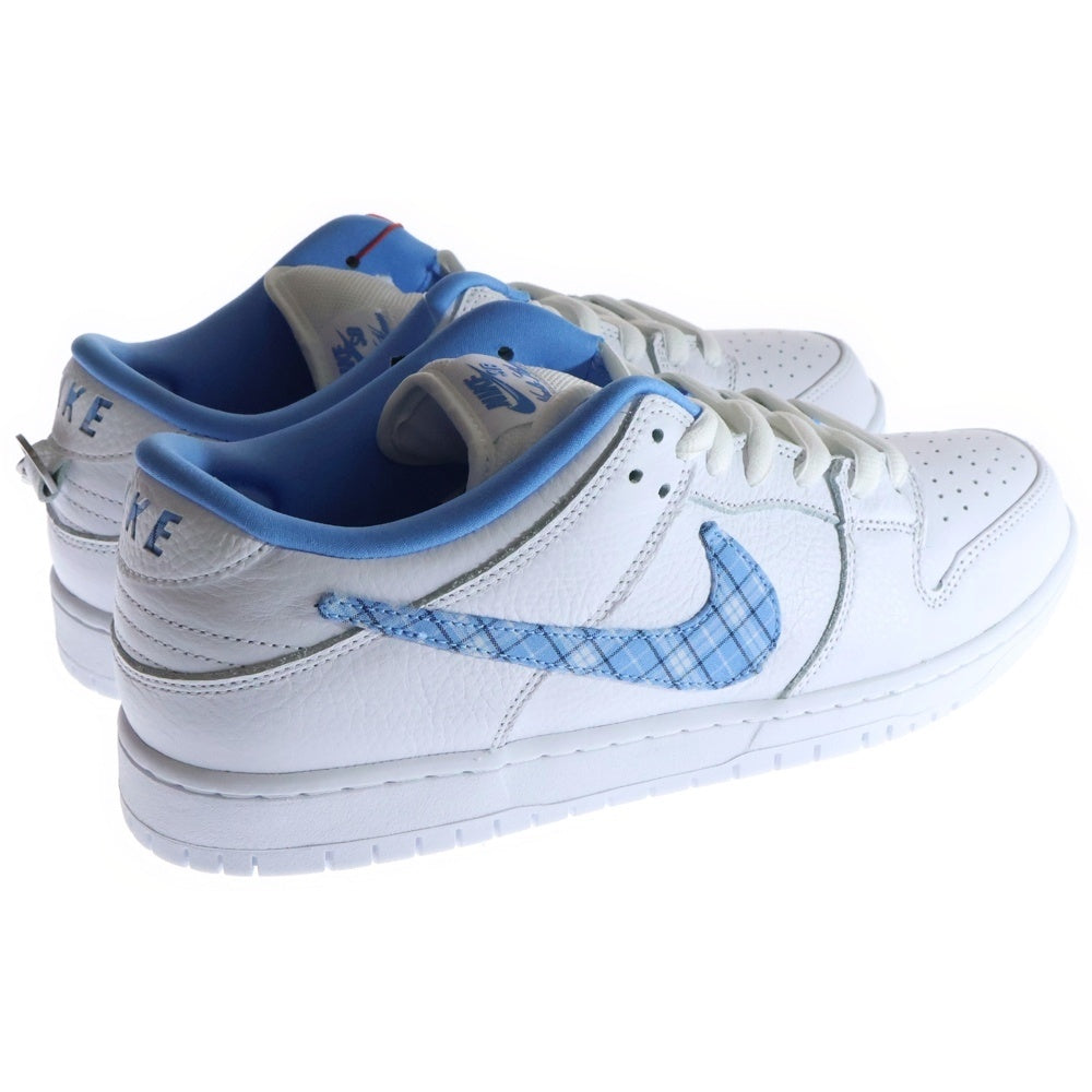 NIKE SB(ナイキエスビー) ×Nicole Hause DUNK LOW PRO FZ8802-100 ニコールハウゼ ダンク プロ ローカットスニーカー ホワイト/ブルー US13/31.0cm