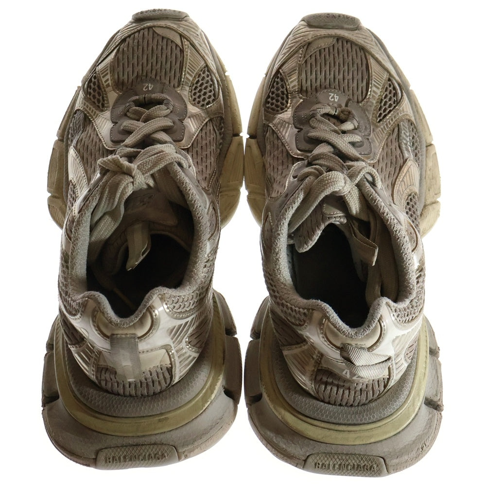 BALENCIAGA(バレンシアガ) 3XL Sneaker スリーエックスエル ユーズド加工ローカットスニーカー 734734 ホワイト/ベージュ