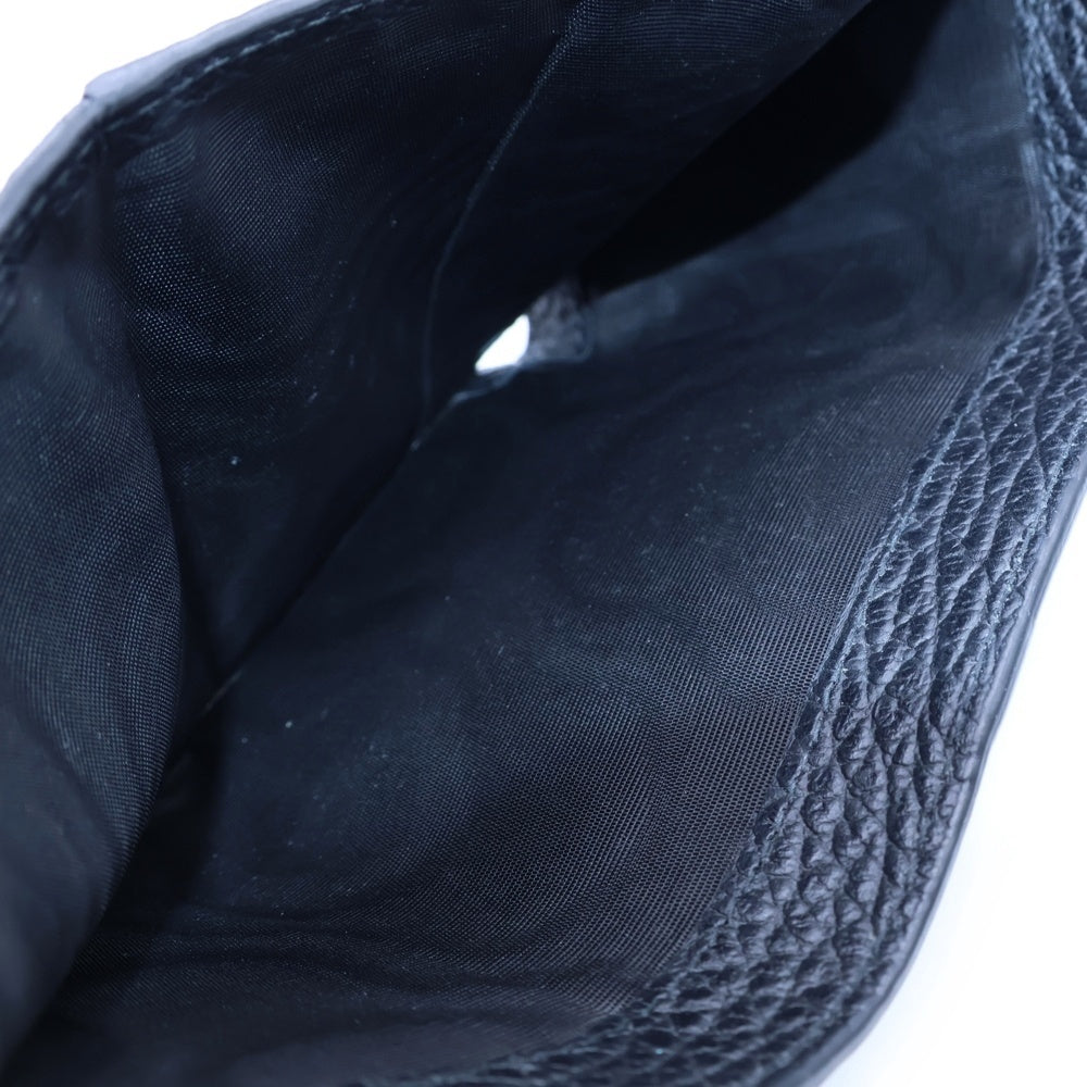 Maison Margiela 11(メゾンマルジェラ11) グレインレザー スリーフォールドウォレット 三つ折り 財布 ブラック SA3UI0010