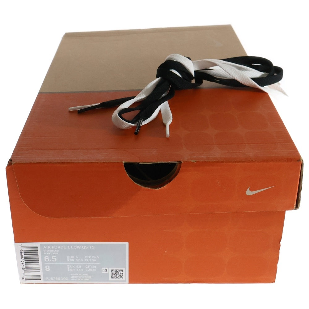 NIKE(ナイキ) AIR FORCE 1 LOW QS TERROR SQUAD FJ5756-100 エアフォース 1 ローカットスニーカー US6.5/24.5cm ブラック/ホワイト レディース