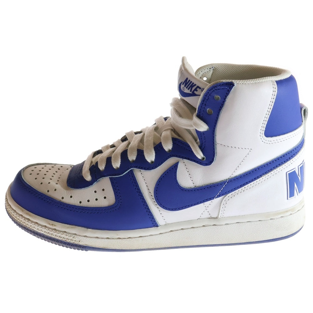 NIKE(ナイキ) TERMINATOR HIGH GAME ROYAL FN6836-100 ターミネーター ロイヤルブルー ハイカットスニーカー US6.5/24.5cm ホワイト/ブルー レディース