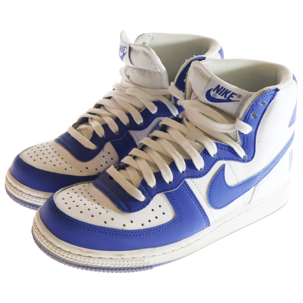 NIKE(ナイキ) TERMINATOR HIGH GAME ROYAL FN6836-100 ターミネーター ロイヤルブルー ハイカットスニーカー US6.5/24.5cm ホワイト/ブルー レディース