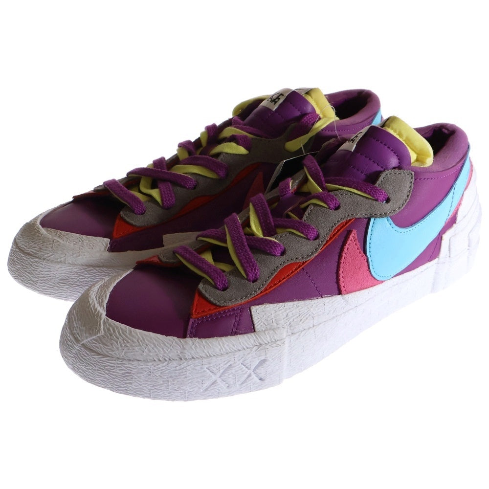 NIKE(ナイキ) ×SACAI×KAWS BLAZER LOW DM7901-500 サカイ カウズ ブレーザー ローカットスニーカー US10.5/28.5cm パープル