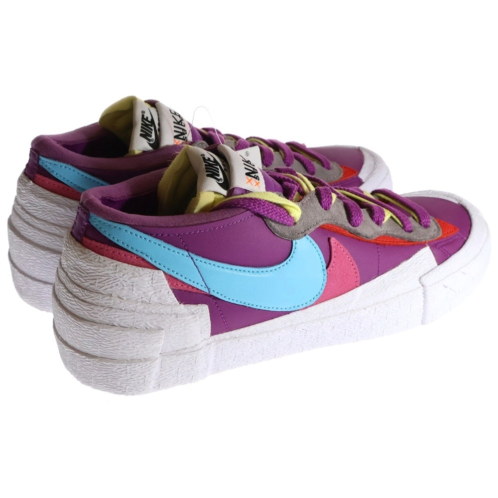 NIKE(ナイキ) ×SACAI×KAWS BLAZER LOW DM7901-500 サカイ カウズ ブレーザー ローカットスニーカー US10.5/28.5cm パープル