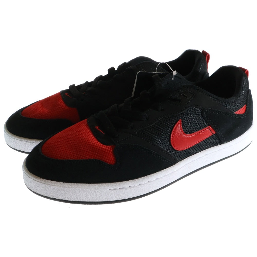 NIKE SB(ナイキエスビー) ALLEYOOP BLACK CJ0882-006 アリウープ ローカットスニーカー US9.5/27.5cm ブラック/レッド