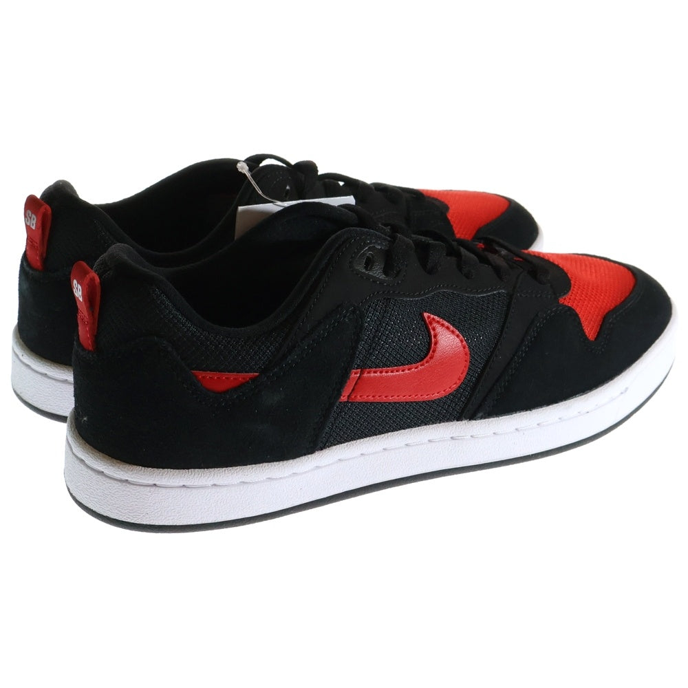 NIKE SB(ナイキエスビー) ALLEYOOP BLACK CJ0882-006 アリウープ ローカットスニーカー US9.5/27.5cm ブラック/レッド