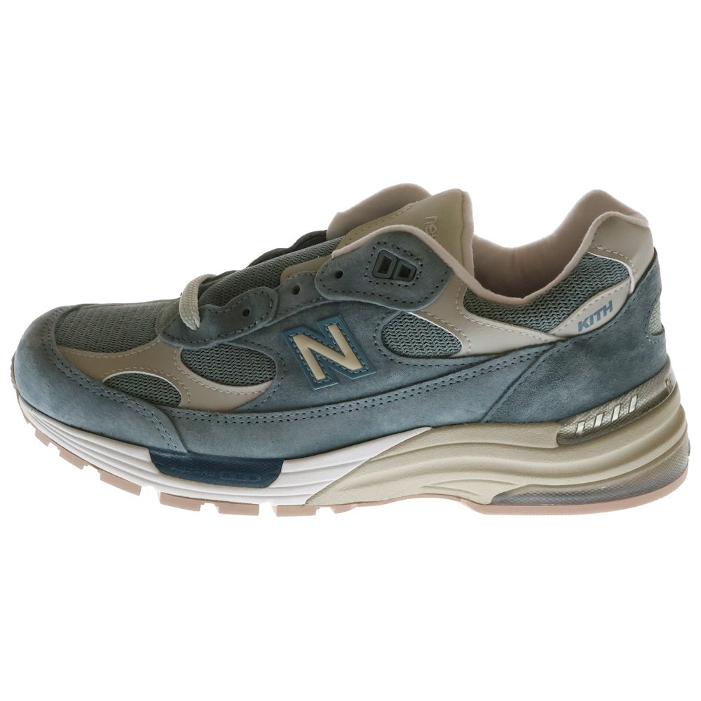 New Balance(ニューバランス) ×KITH 992 Aegean Blue U992KT キス エーゲブルー ローカットスニーカー US7.5/25.5cm ブルー