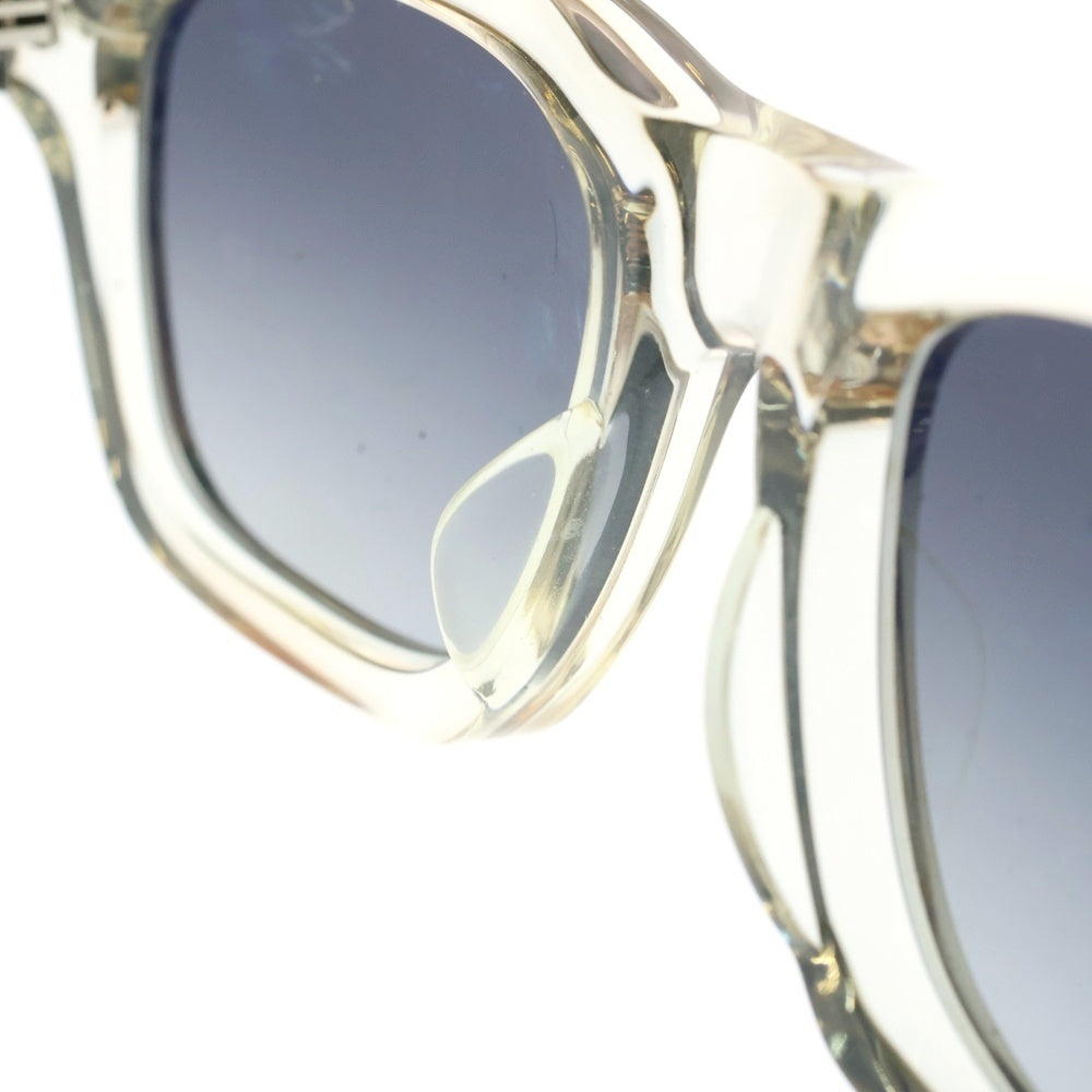 CHROME HEARTS(クロムハーツ) DICK FITZENER CHプラステンプル ウェリントン セルフレームサングラス 眼鏡 クリア