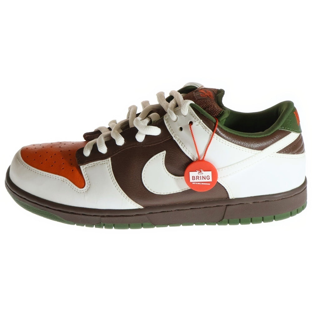 NIKE SB(ナイキエスビー) 【観賞用2004年製】 DUNK LOW PRO OOMPA LOOMPA 304292-228 ダンク プロ ウンパルンパ ローカットスニーカー ホワイト/ブラウン US11.5/29.5cm