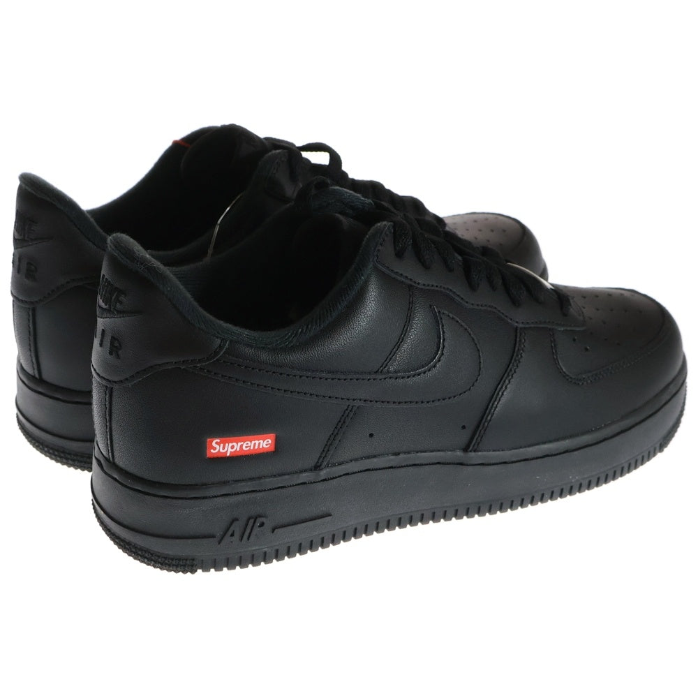 NIKE(ナイキ) ×SUPREME AIR FORCE 1 LOW エアフォースワン ローカットスニーカー US9.5/27.5cm ブラック